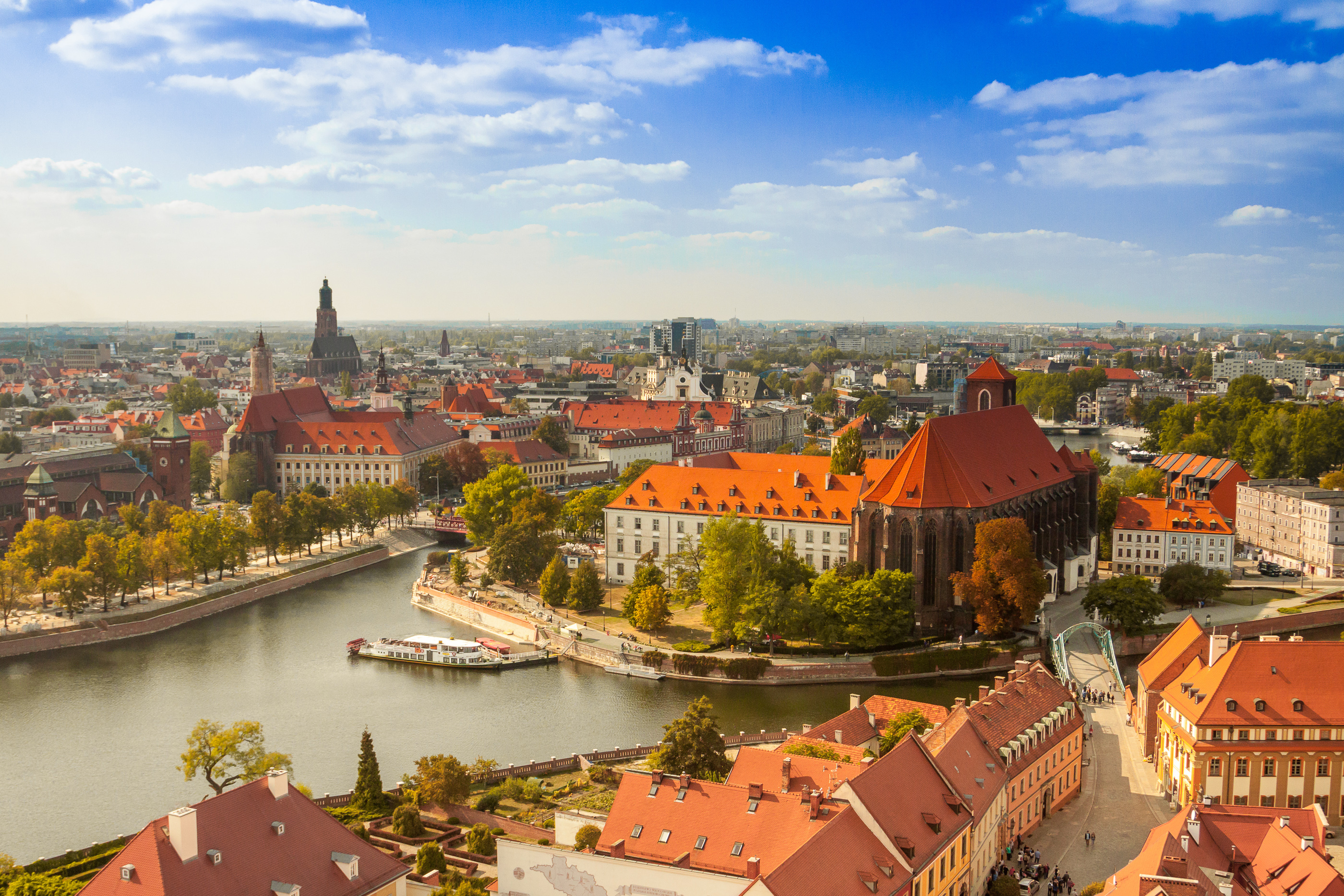 Город Вроцлав в Польше, ВНЖ которой по учебе проще всего получить иностранцам