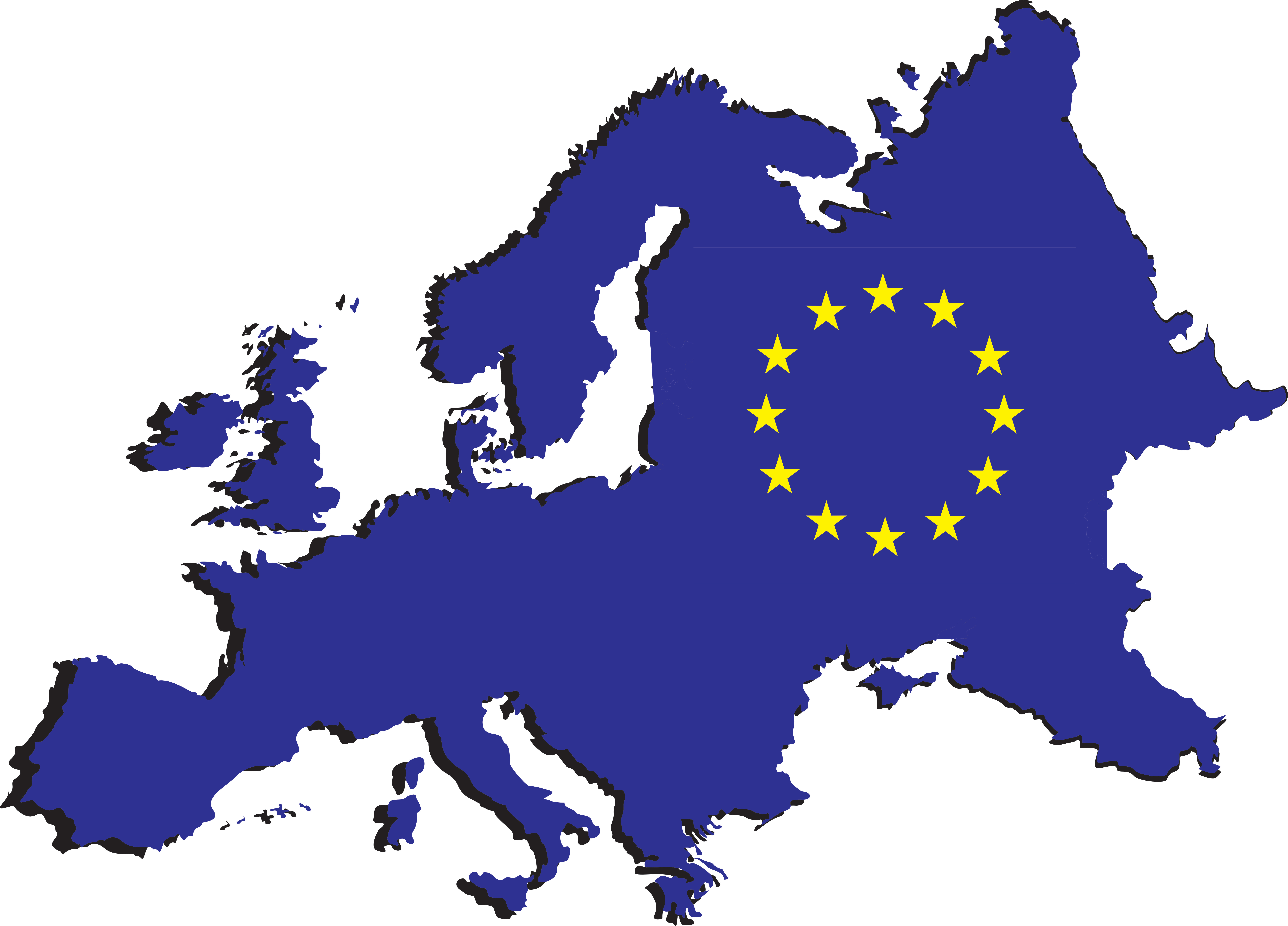 Карта стран ЕС, ВНЖ которых по учебе и работе могут получить иностранцы