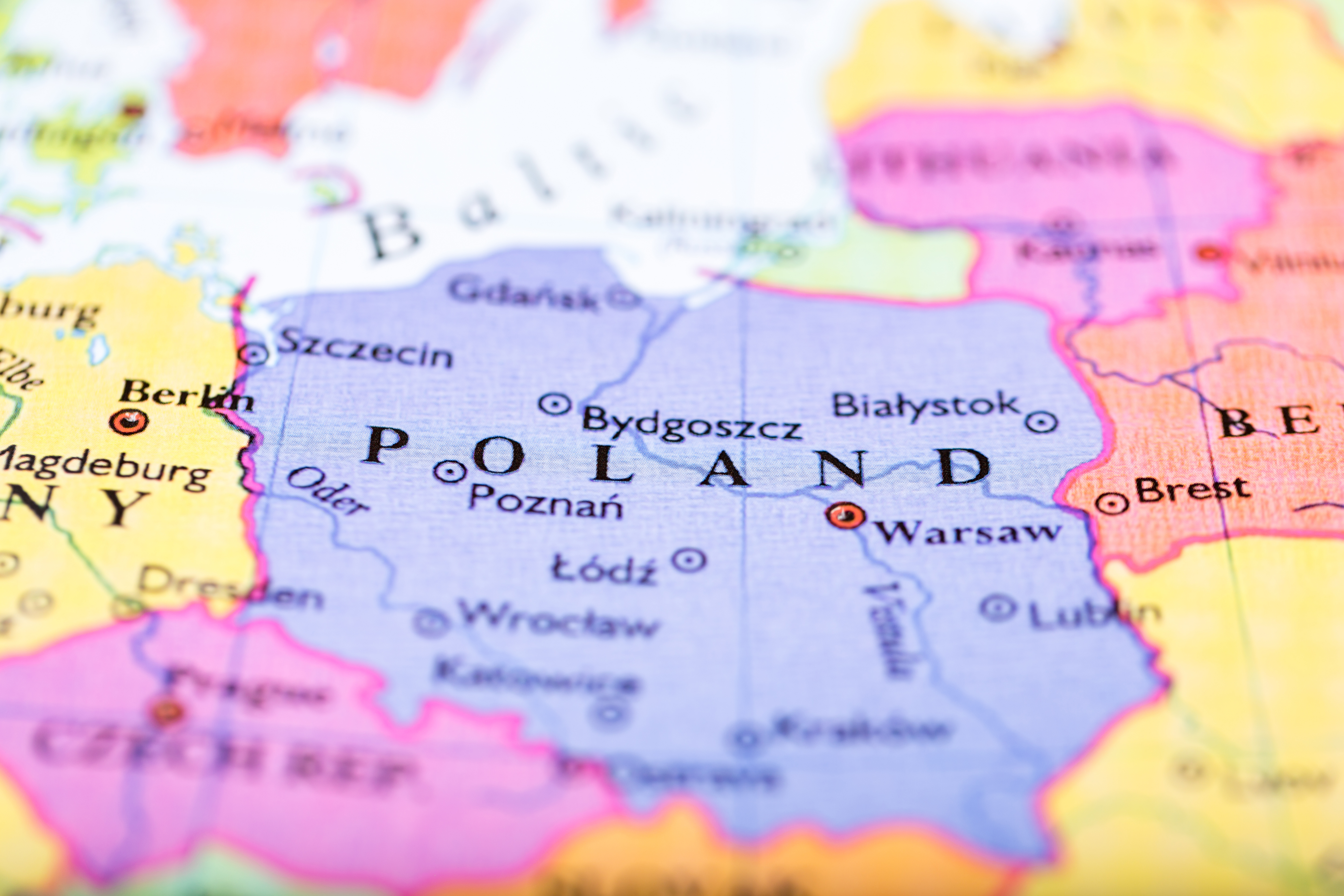 Карта Польши, где иностранцы могут получить Карту поляка