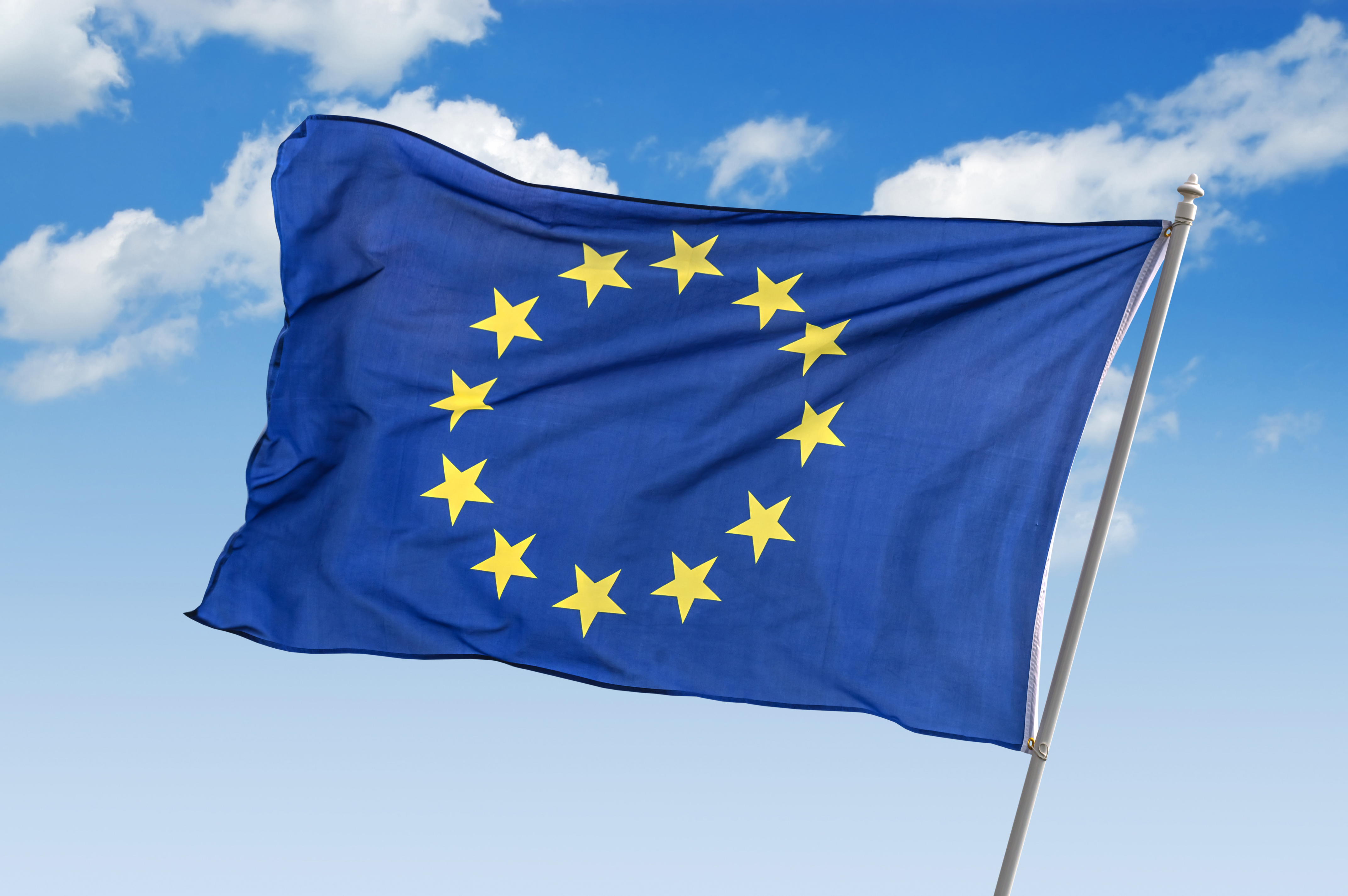 Флаг ЕС, гражданство которого могут получить иностранцы